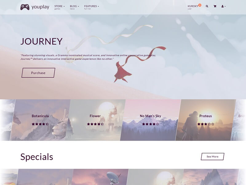 Youplay Blog HTML Website Template