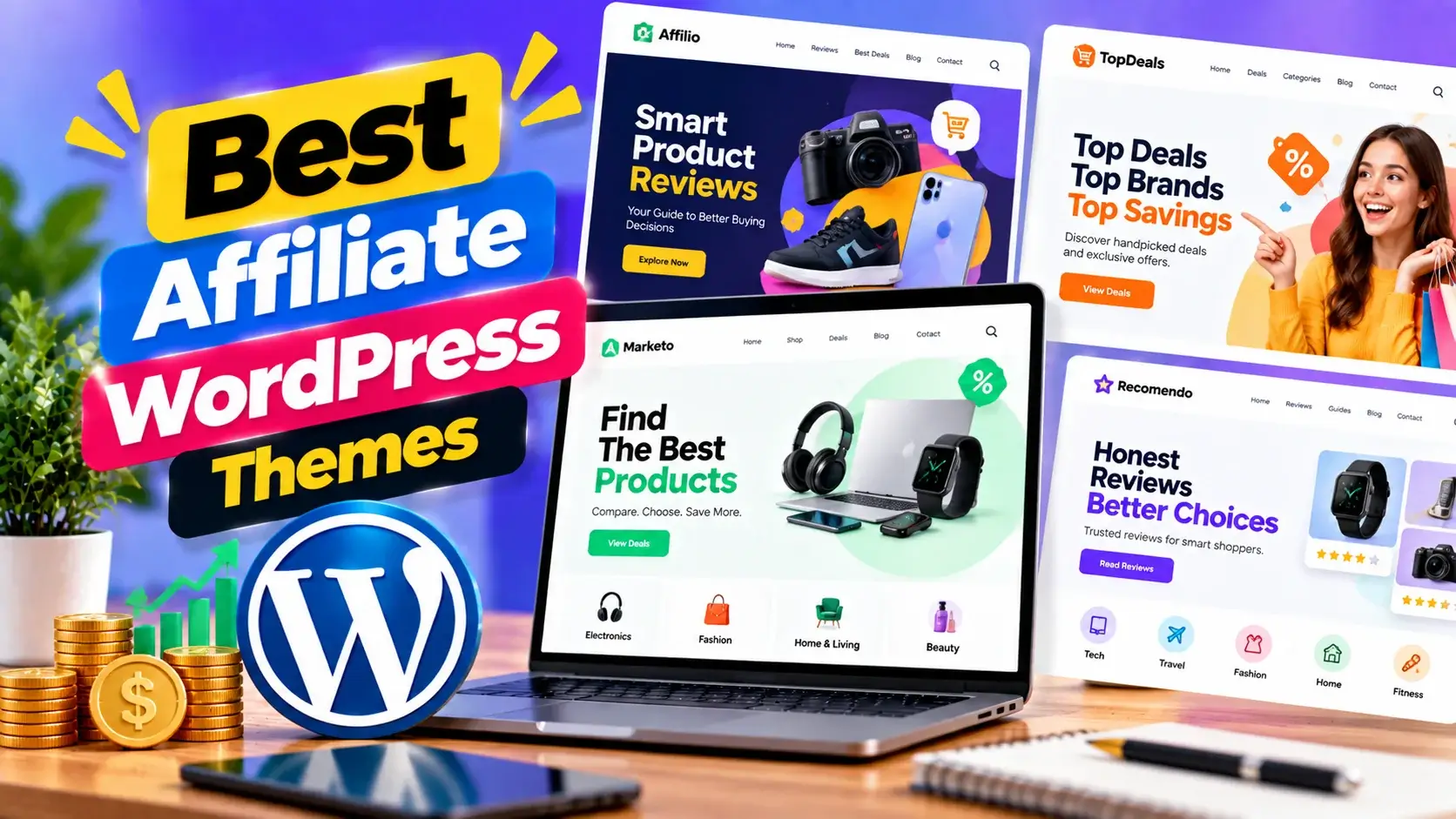 Best Affiliate WordPress Themes for Affiliate Marketers