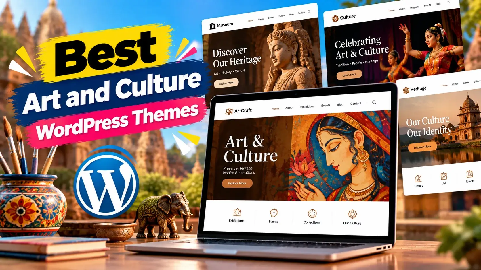 Best Art and Culture WordPress Themes for Creative Websites