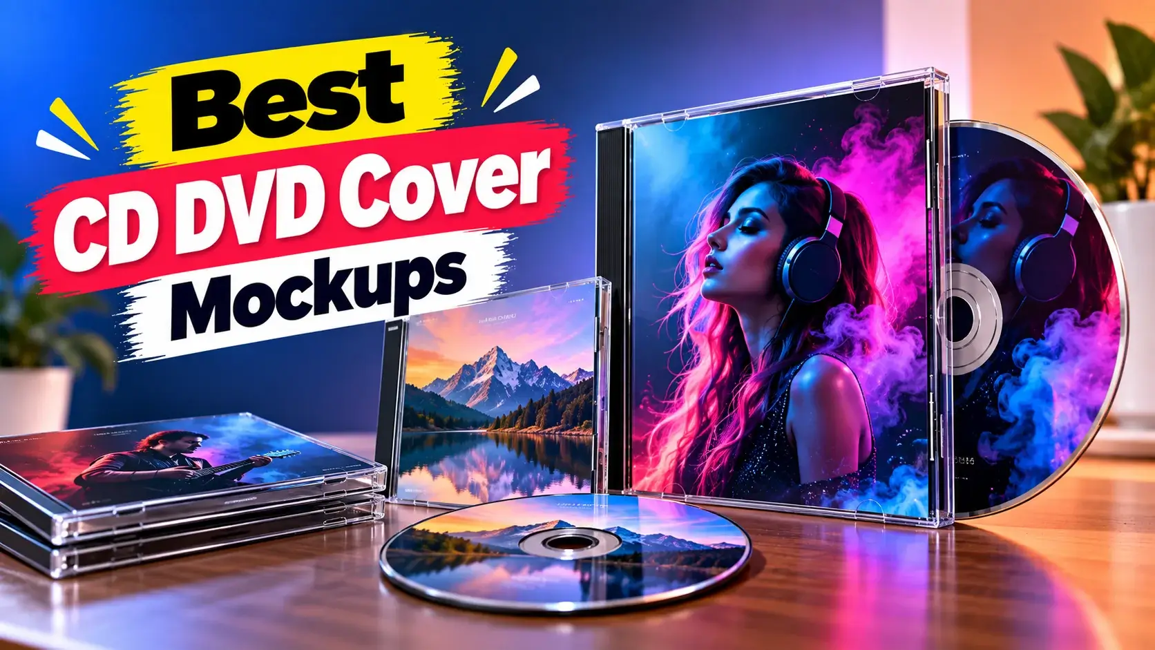 Best CD DVD Cover Mockups for Creative Designs