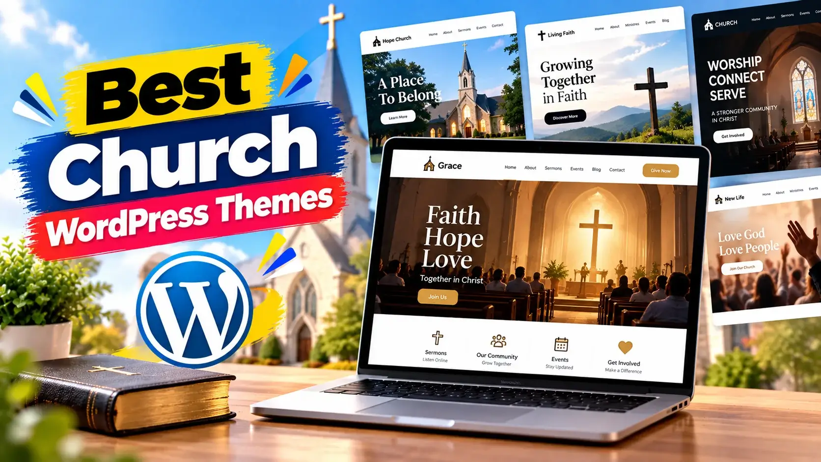 Best Church WordPress Themes for Modern Church Websites