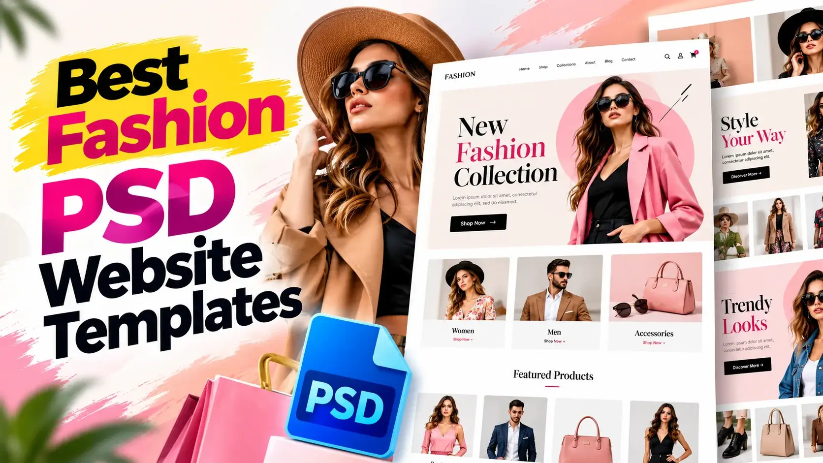 Best Fashion PSD Website Templates for Stylish Sites