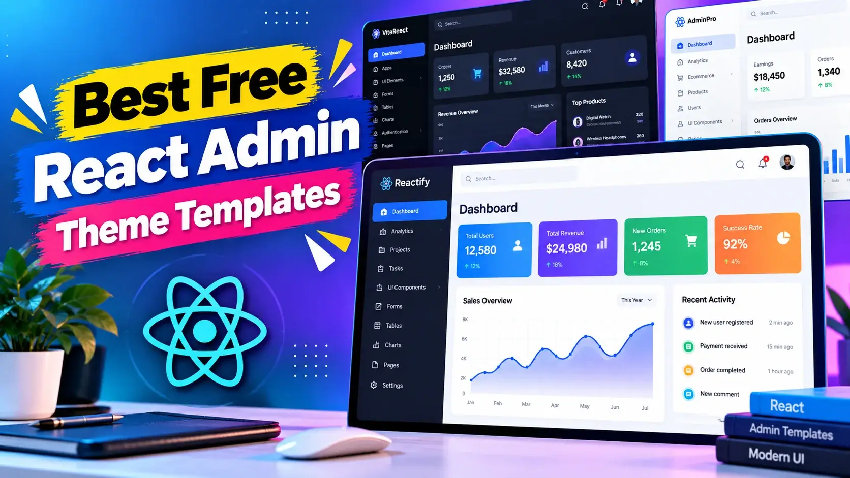 Best Free React Admin Theme Templates for Developers