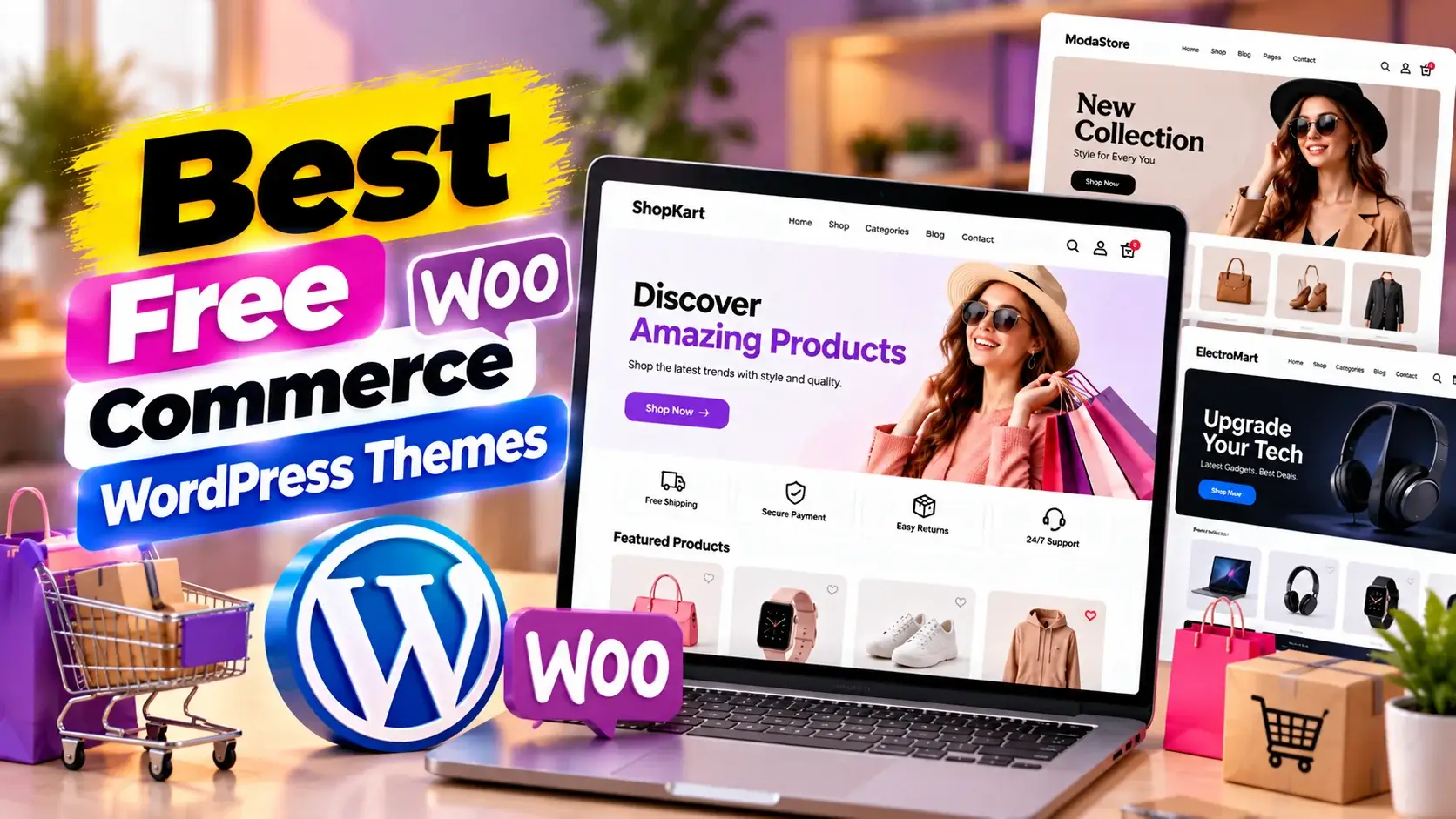 Best Free WooCommerce WordPress Themes for Online Stores