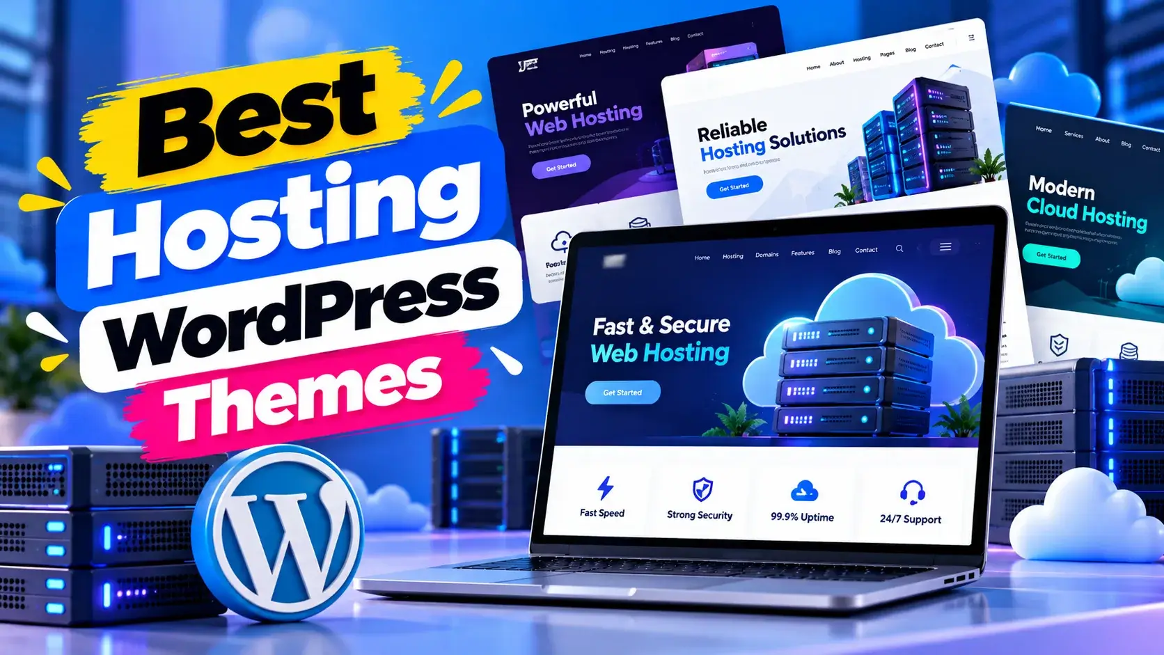 Best Hosting WordPress Themes 2026