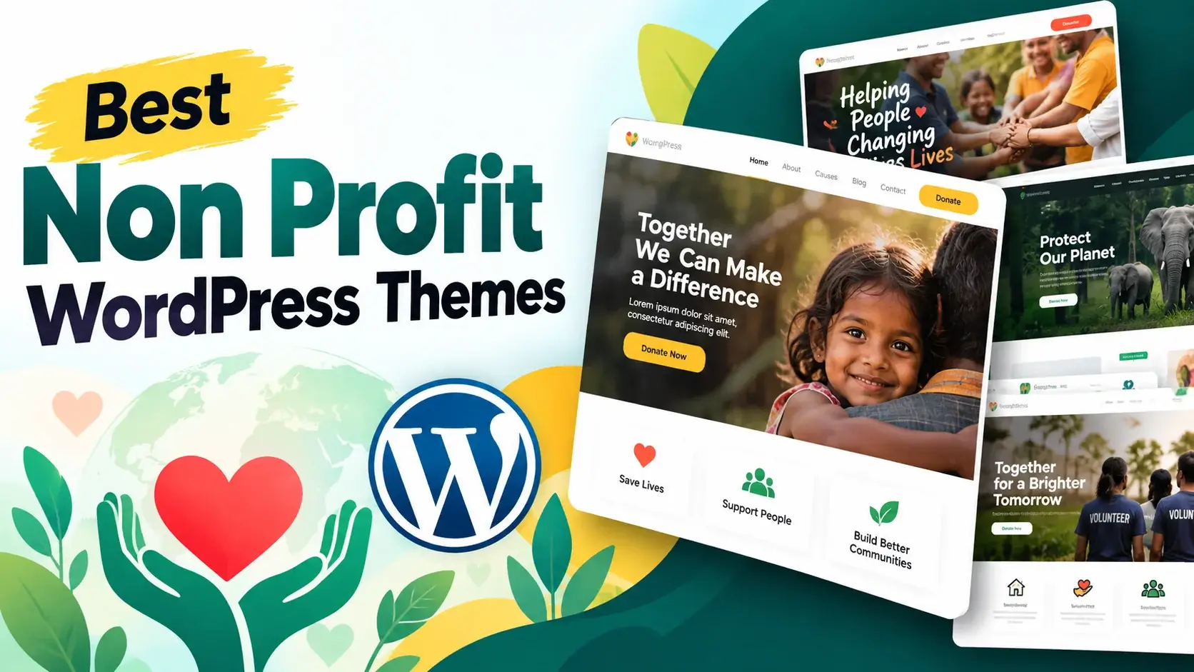Best Non Profit WordPress Themes for Charity Websites