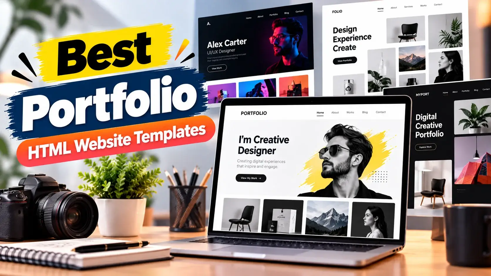 Best Portfolio HTML Website Templates for Creative Professionals