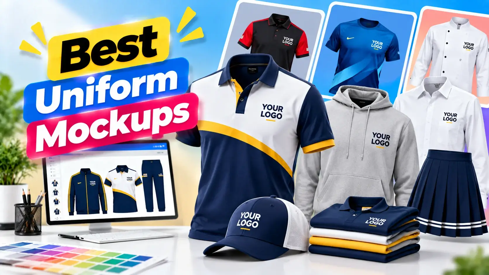 Best Uniform Mockups for Professional Apparel Designs