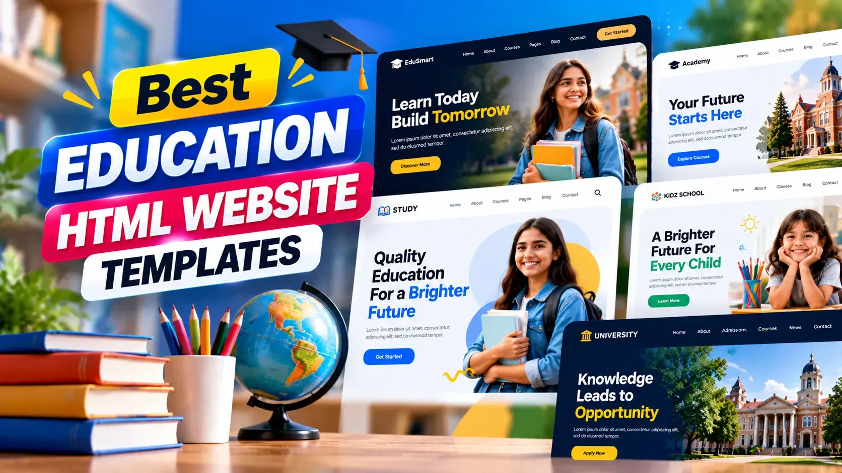 Best Education HTML Website Templates for Schools & Colleges