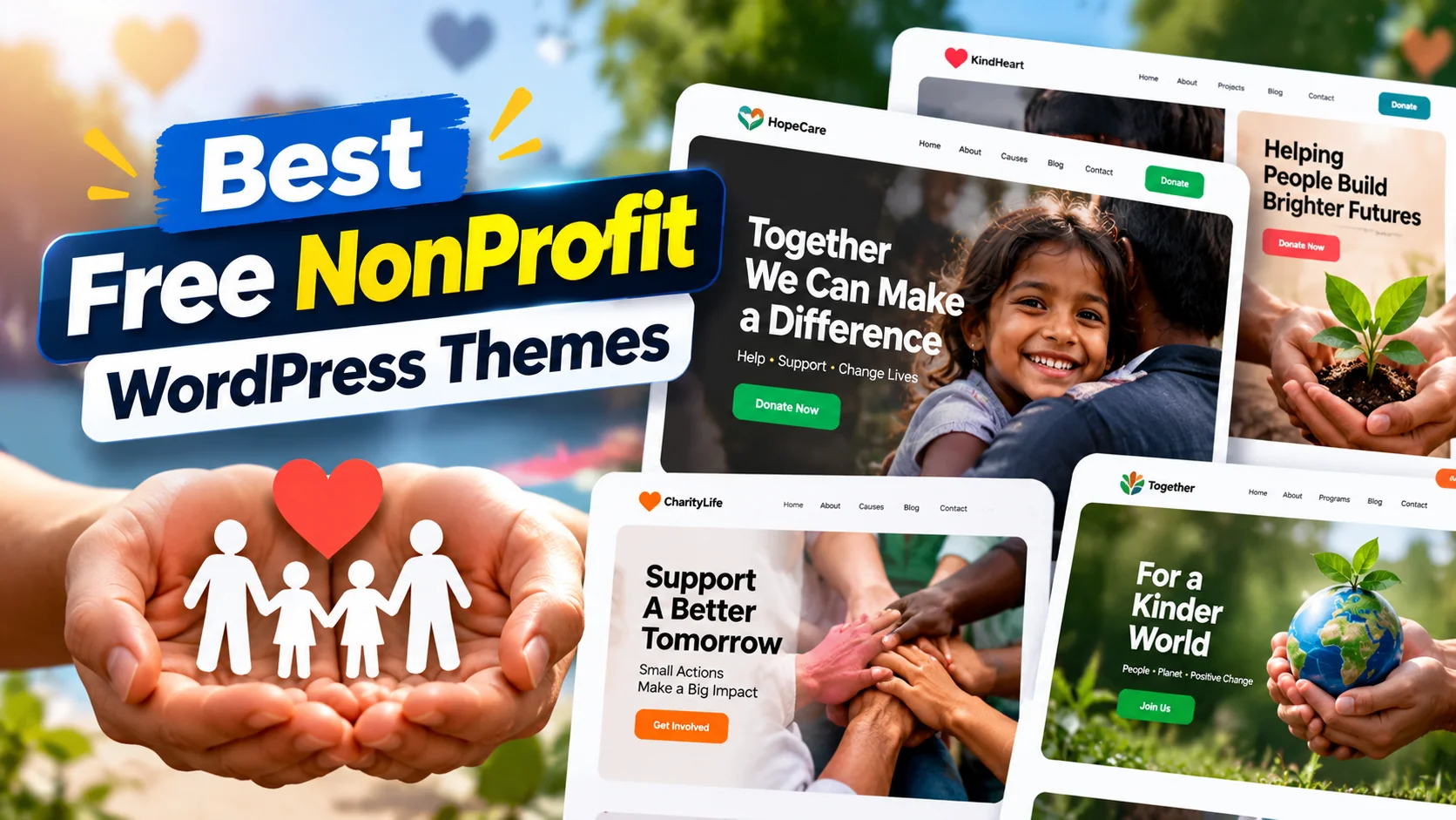 Best Free NonProfit WordPress Themes for Charities