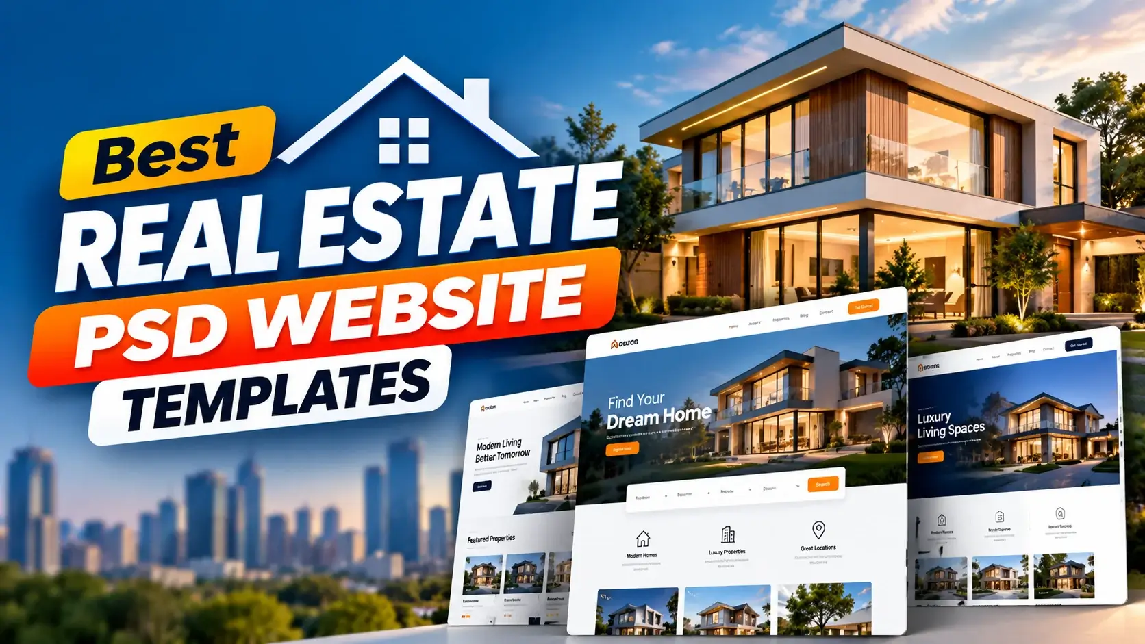Best Real Estate PSD Website Templates for Modern Designs