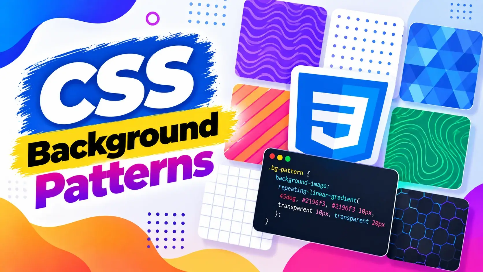 CSS Background Patterns for Modern Websites