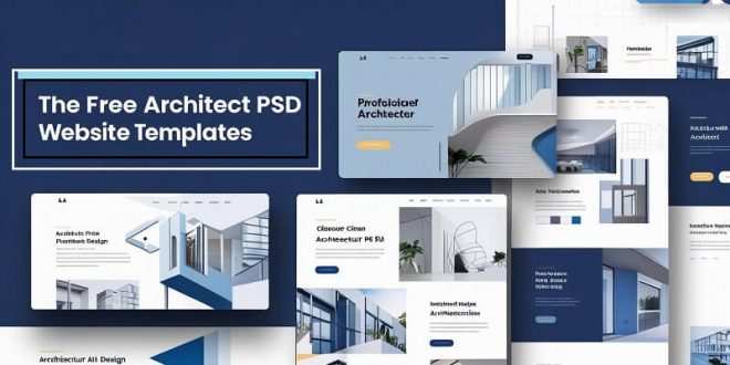 Free Architect PSD Website Templates