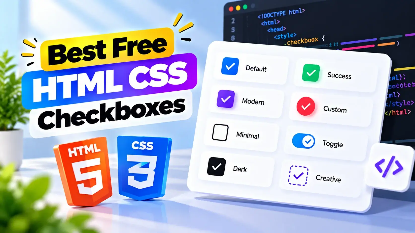 Best Free HTML CSS Checkboxes for Web Designers