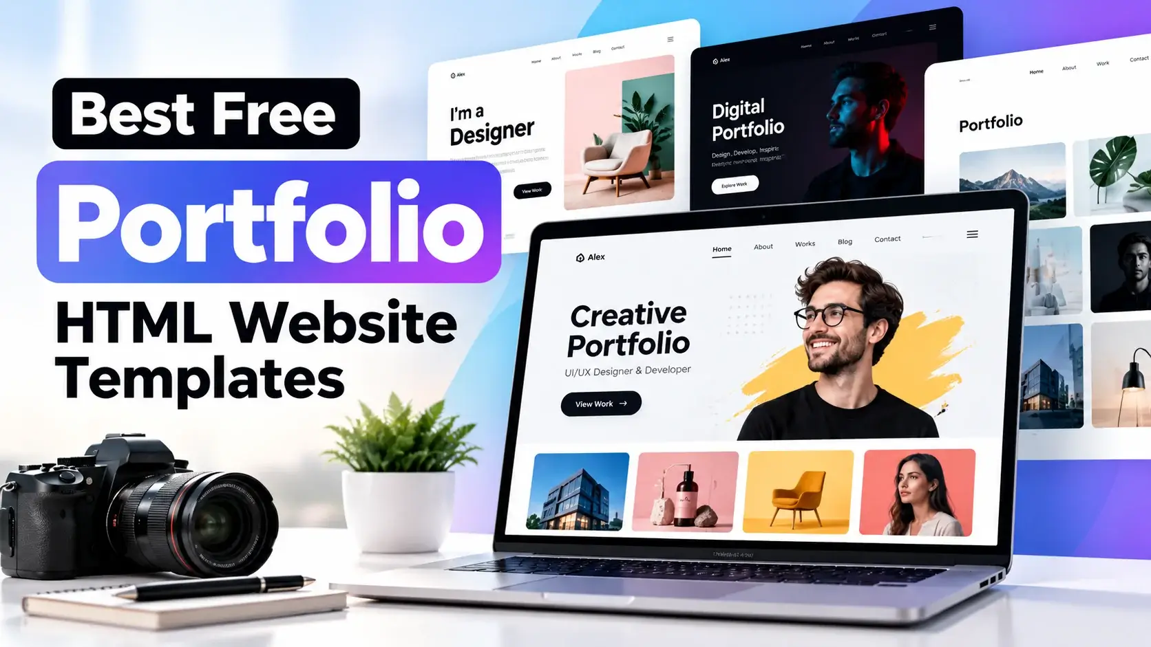 Best Free Portfolio HTML Website Templates