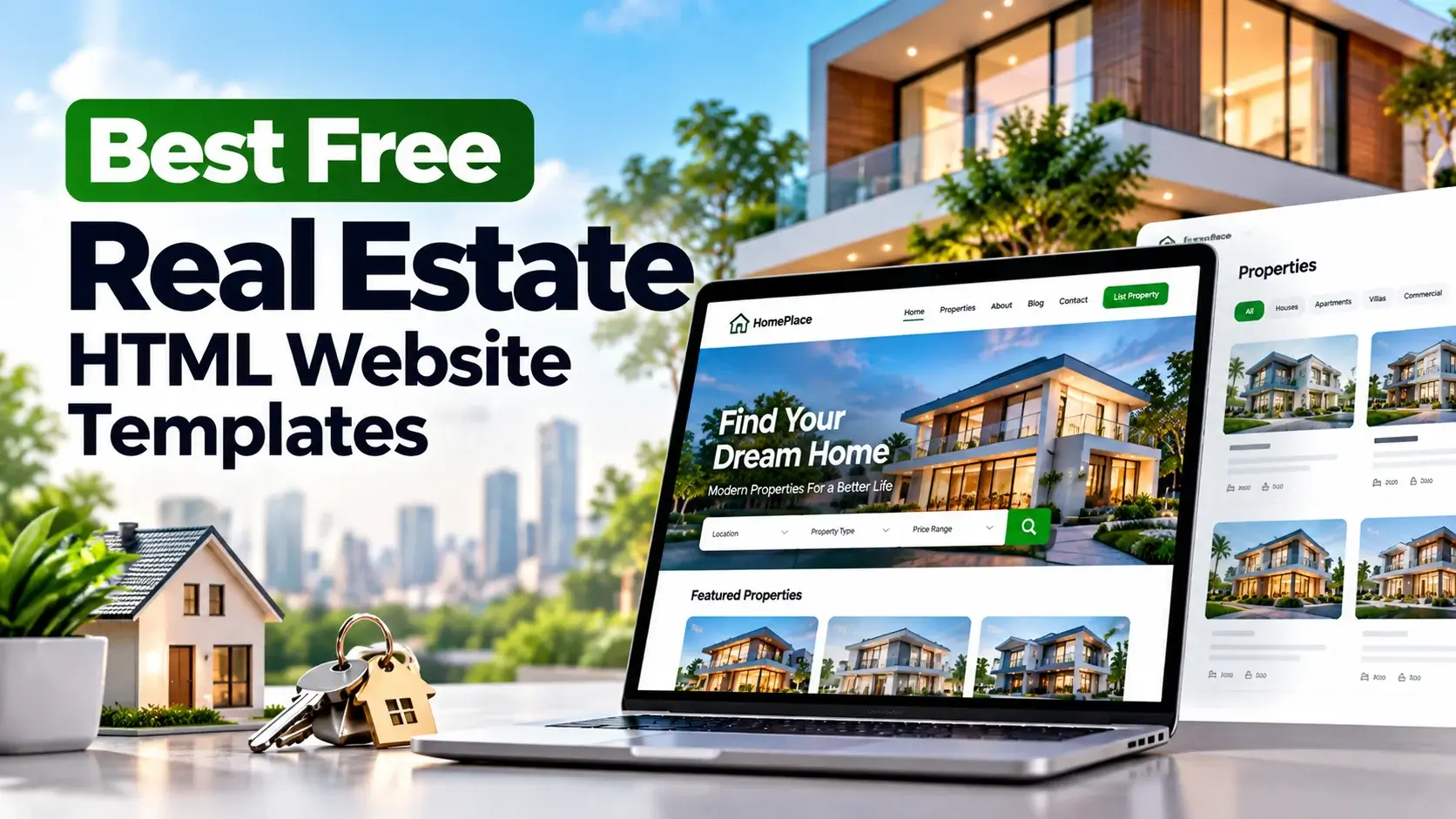 Best Free Real Estate HTML Website Templates
