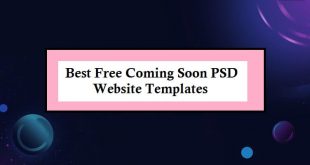 Free Coming Soon PSD Website Templates
