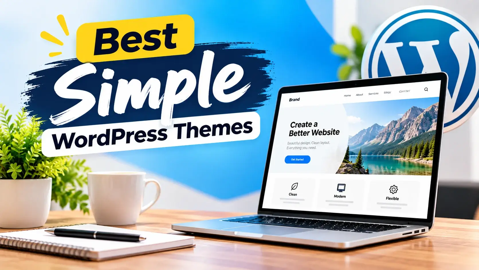 Best Simple WordPress Themes for Clean Websites