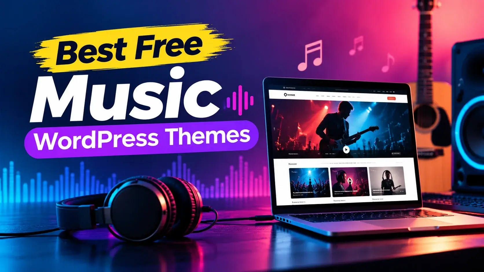 Best Music WordPress Themes for Musicians & Bands