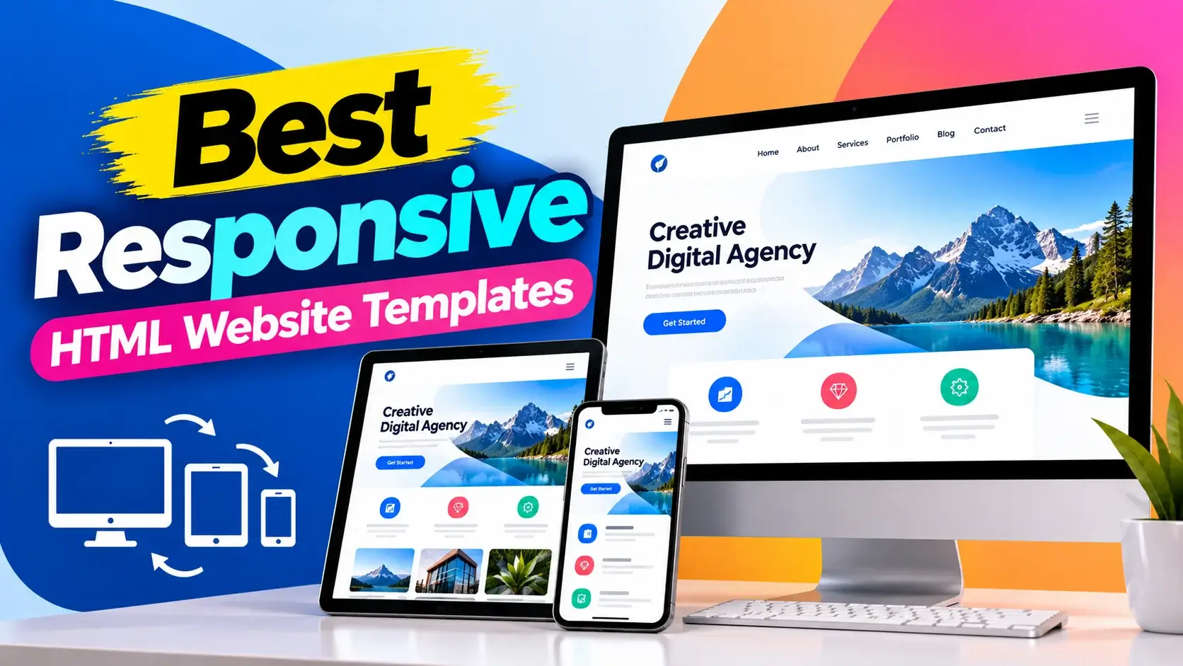 Best Responsive HTML Website Templates for Modern Websites