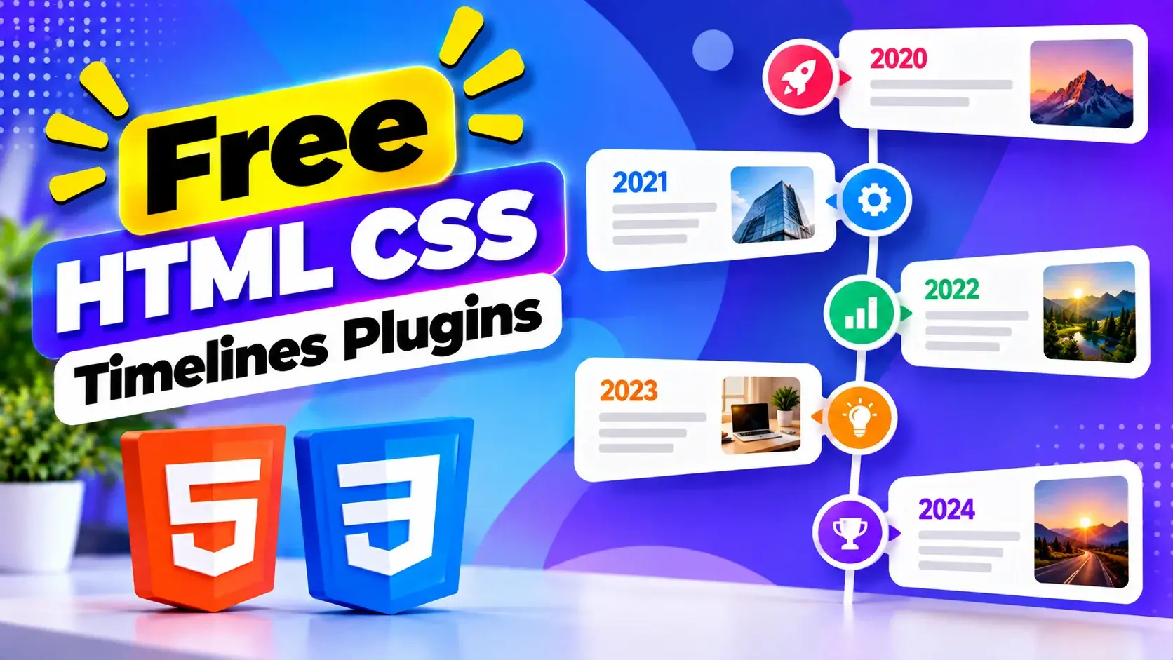 Best Free HTML CSS Timeline Plugins