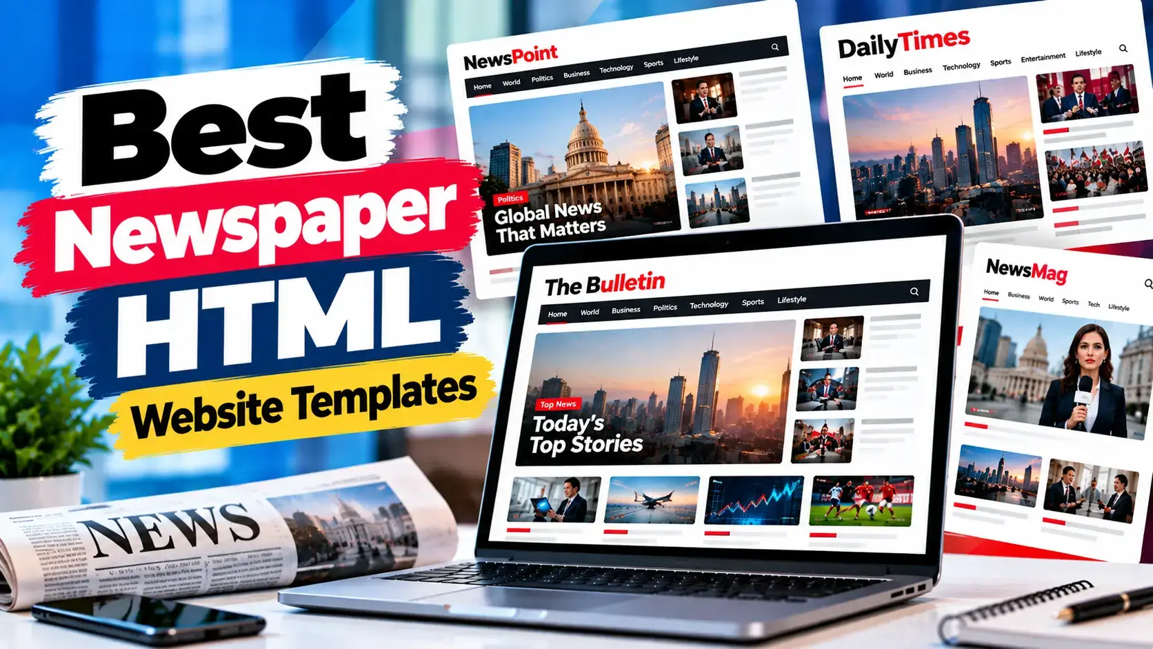 Best Free Business HTML Website Templates