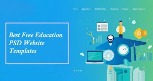 Free Education PSD Website Templates