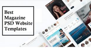 Magazine PSD Website Templates