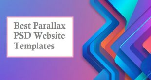 Parallax PSD Website Templates