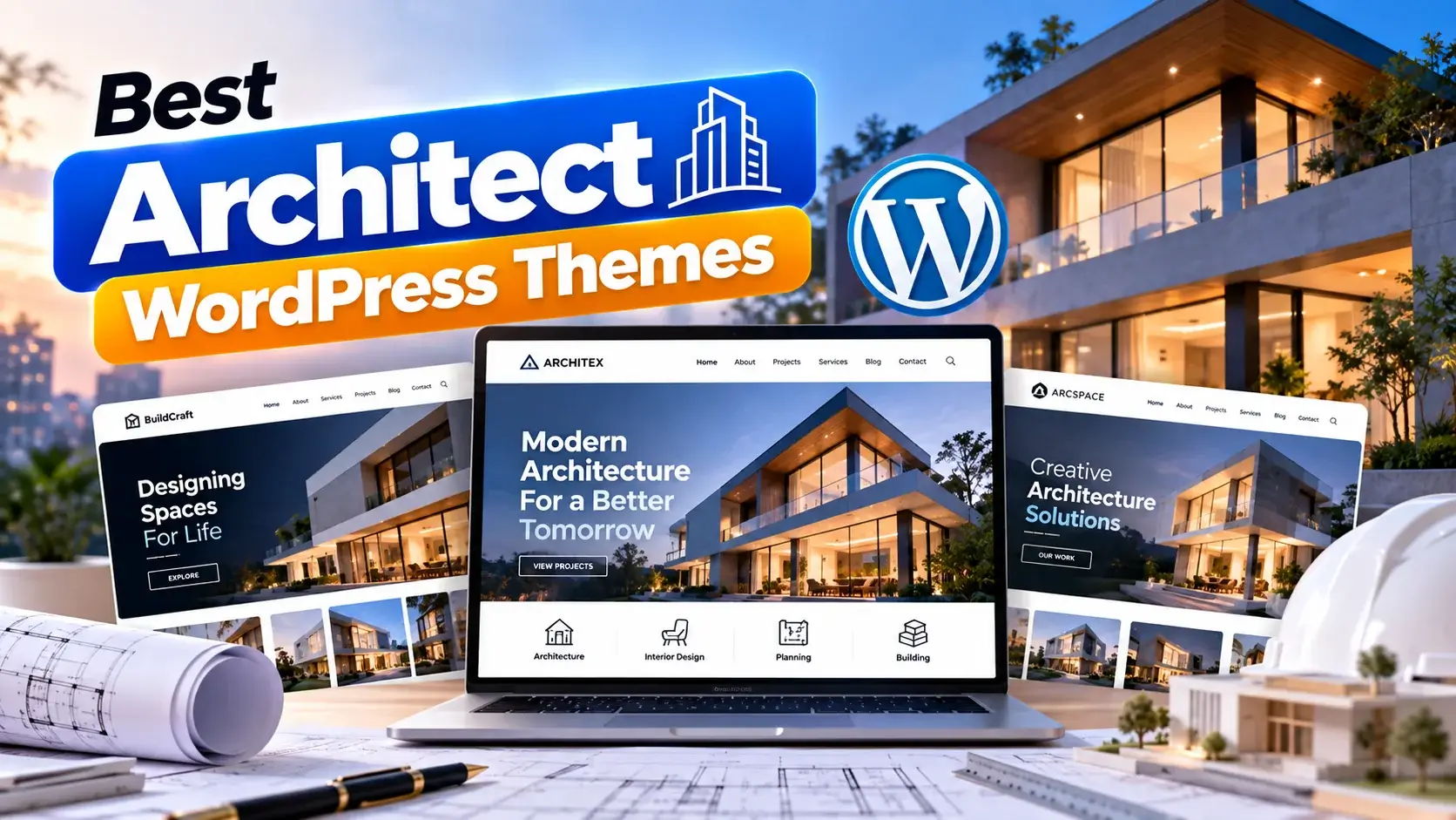 Best Architect WordPress Themes for Modern Architecture Websites