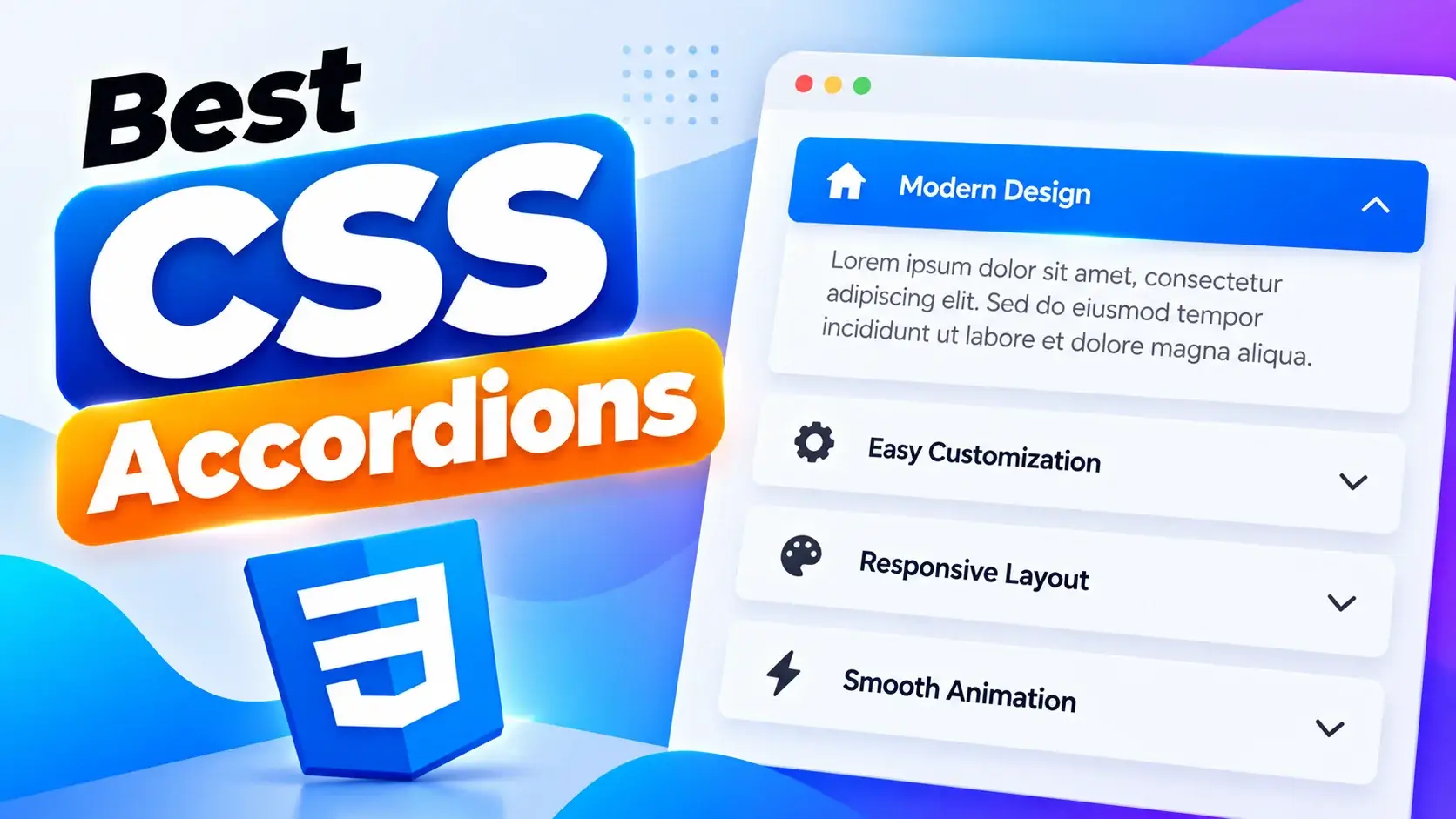 Best CSS Accordions for Modern and Responsive Websites