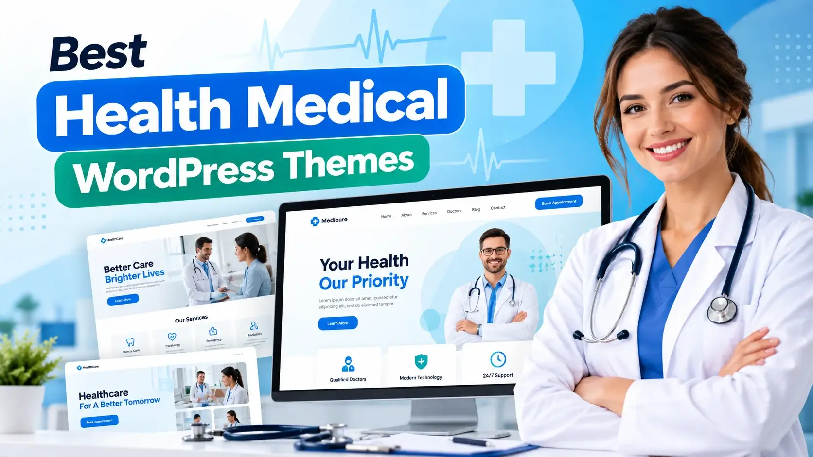 Best Health Medical WordPress Themes for Healthcare Websites