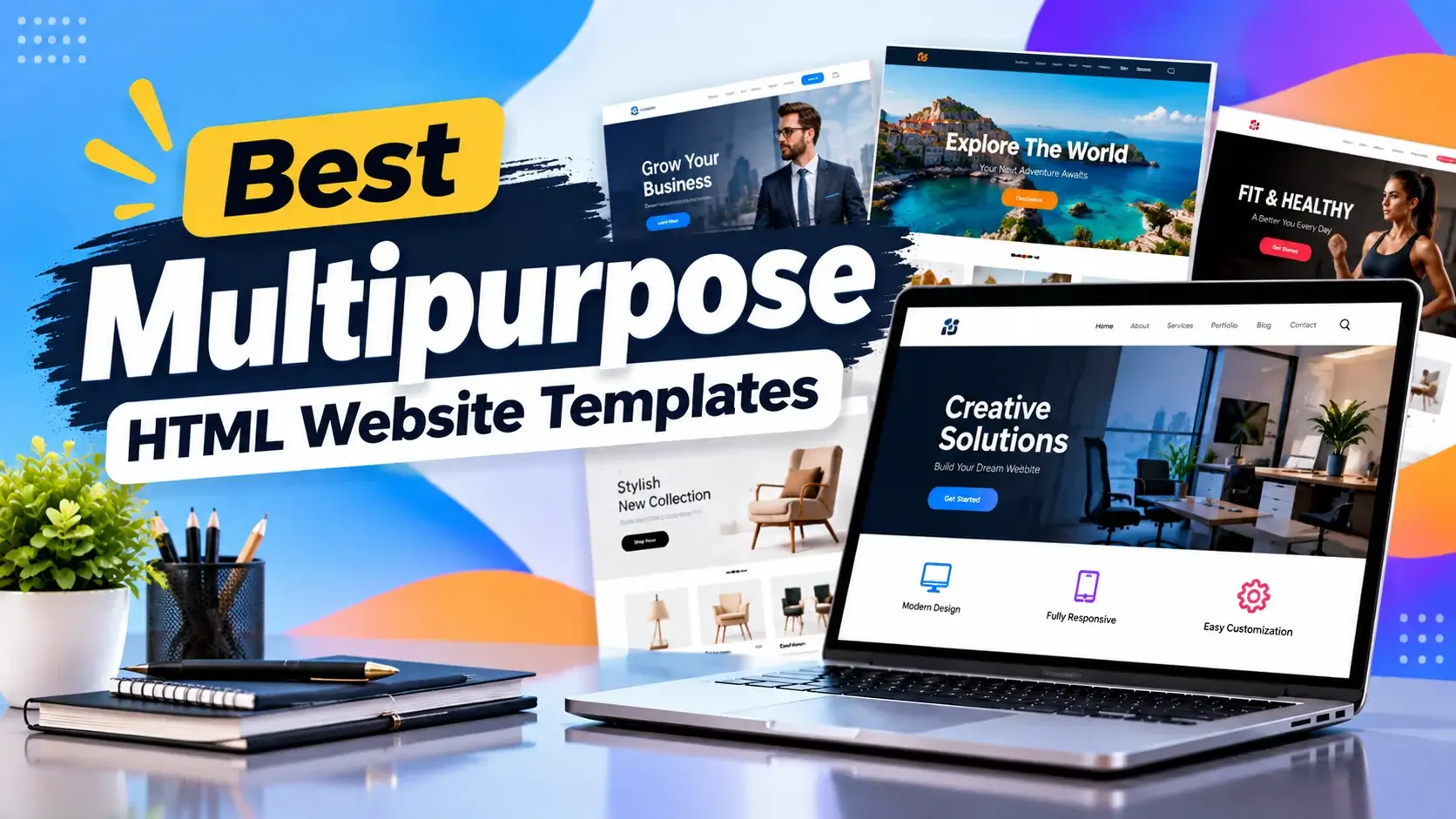 Best Multipurpose HTML Website Templates