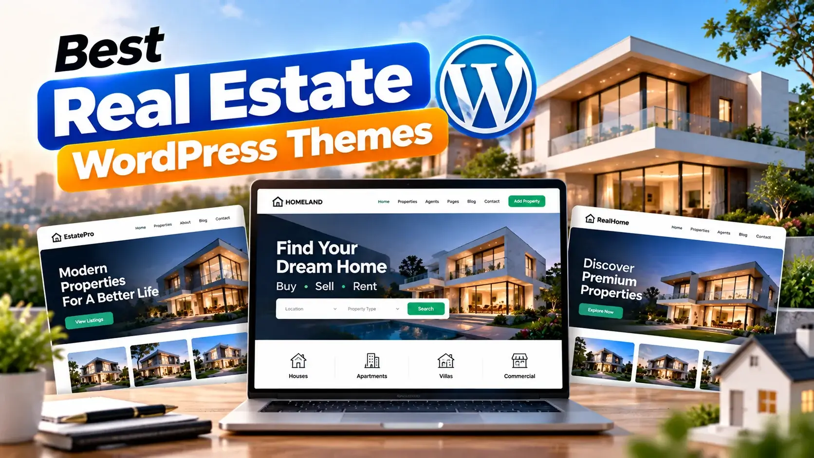 Best Real Estate WordPress Themes for Property Websites