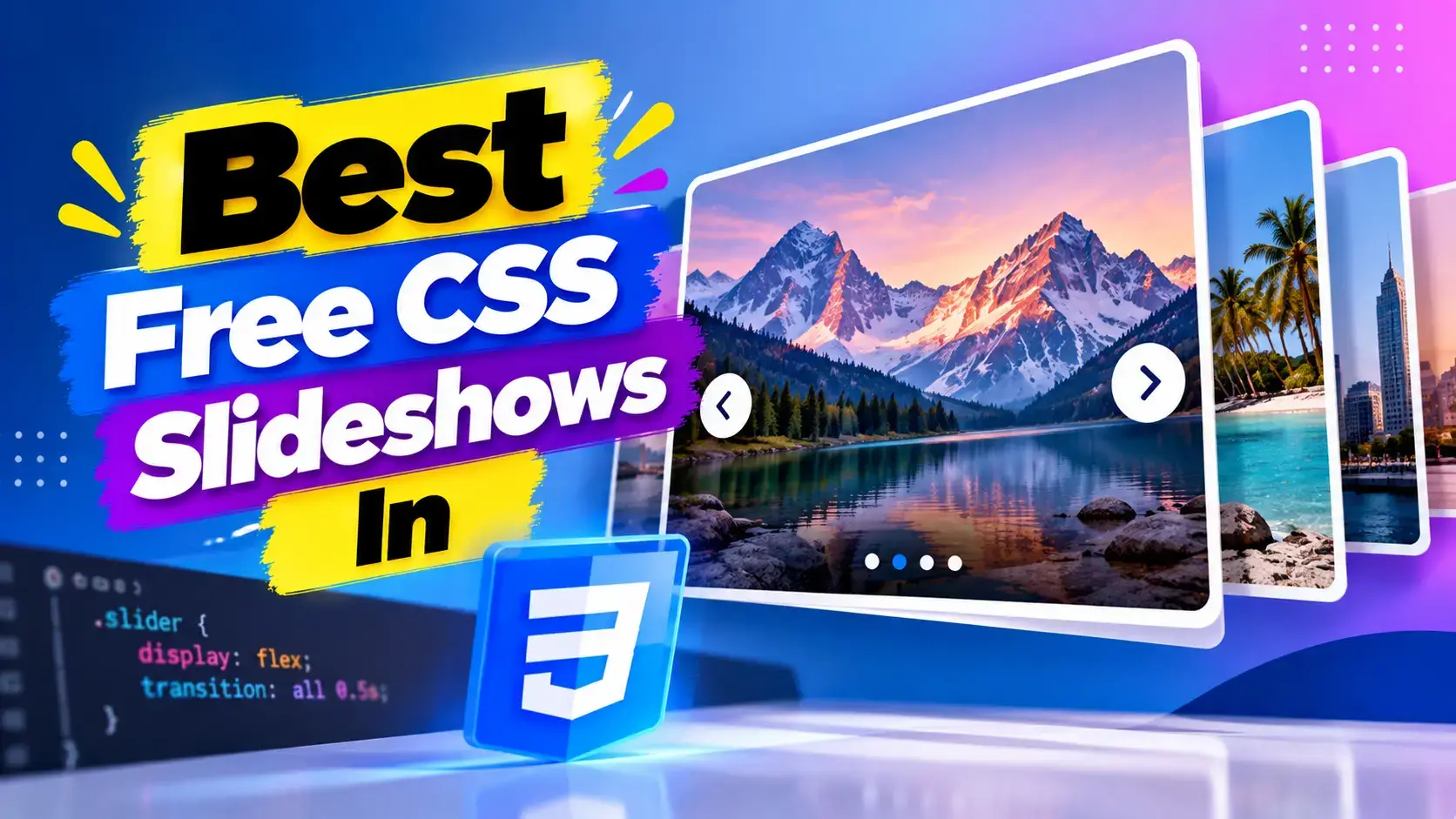 Best Free CSS Slideshows for Modern Websites 2026