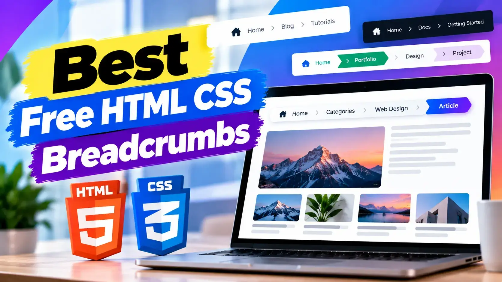 Best Free HTML CSS Breadcrumbs for Websites 2026
