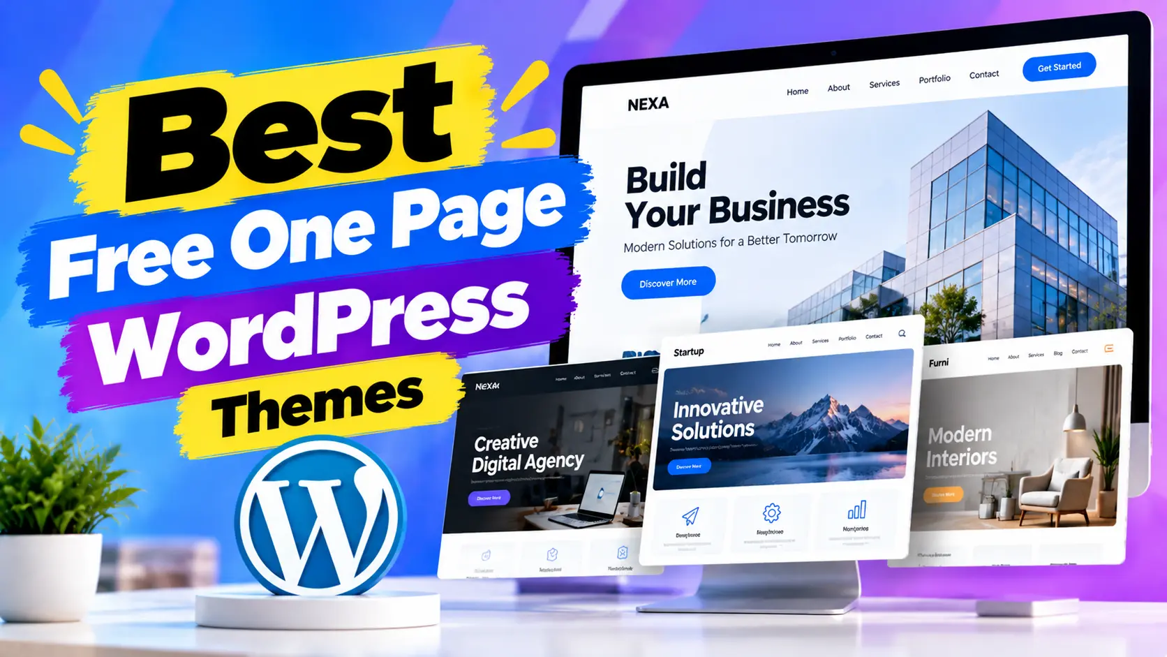 Best Free One Page WordPress Themes for Modern Websites