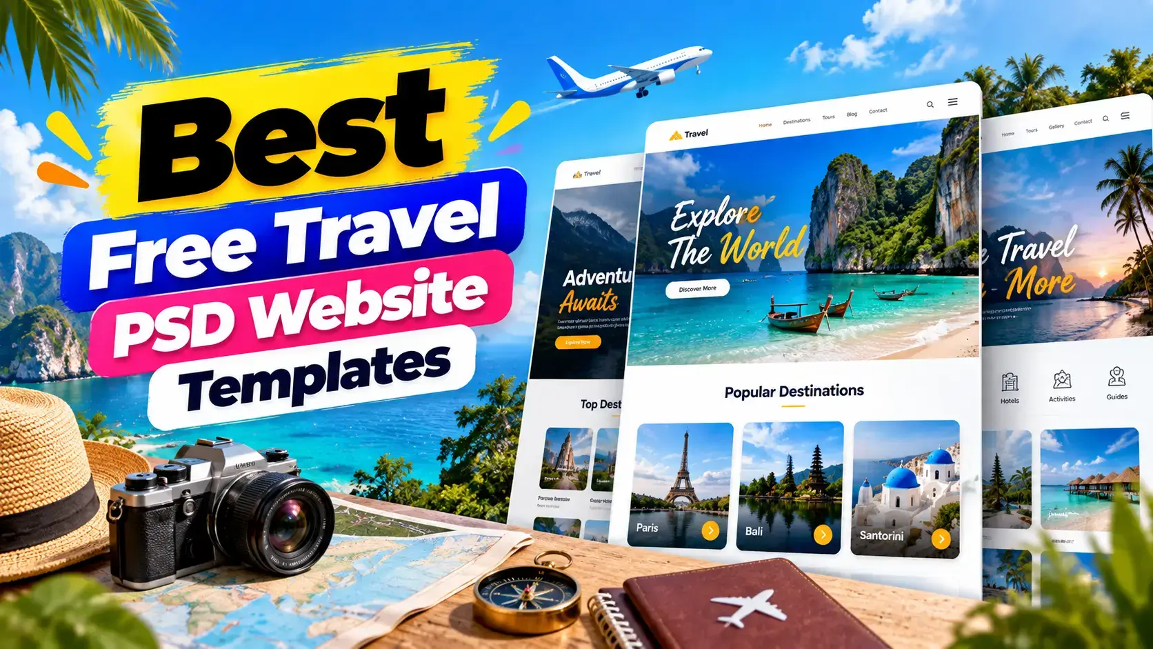 SEO Title: Best Free Travel PSD Website Templates for Designers 2026