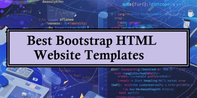 38 Best Bootstrap HTML Website Templates 2026