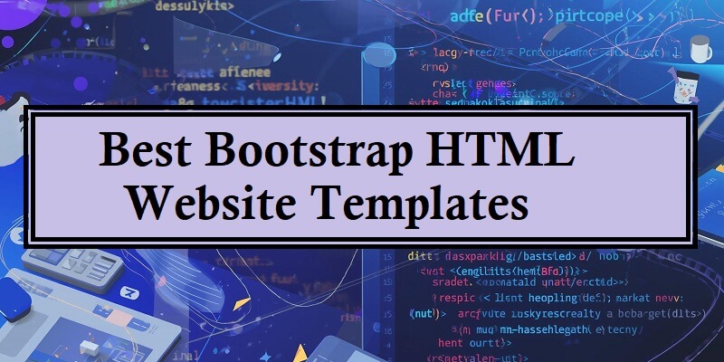 Bootstrap HTML Website Templates