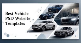 Vehicle PSD Website Templates