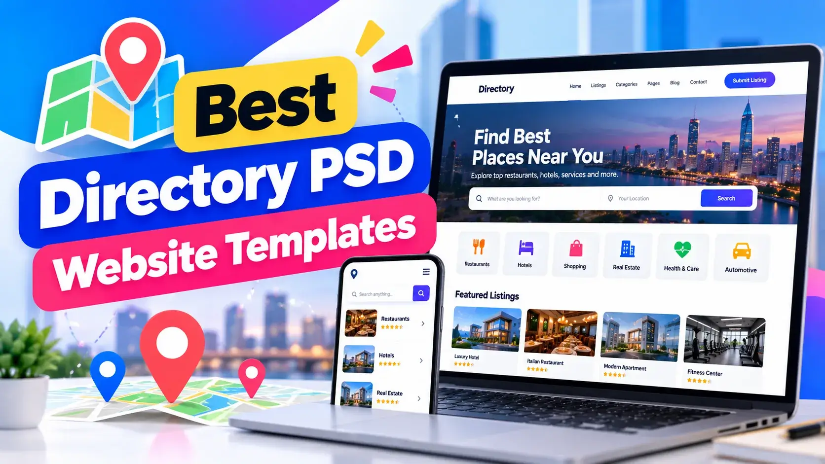 Best Directory PSD Website Templates 2026