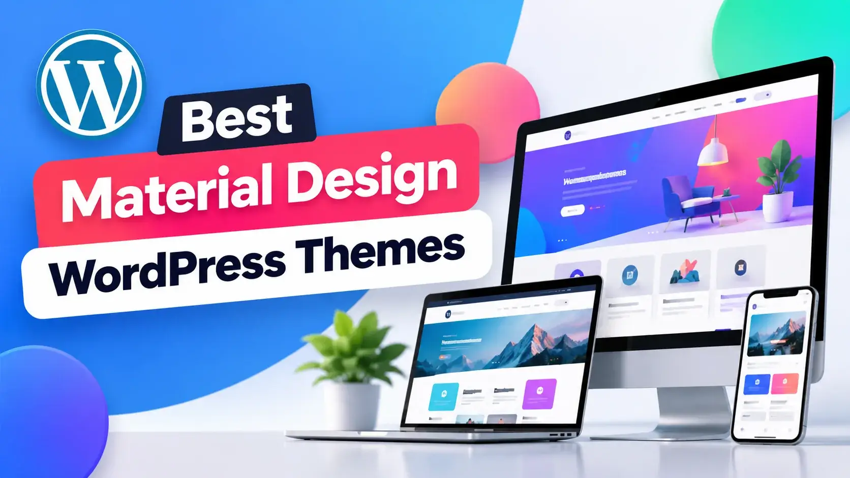 Best Material Design WordPress Themes 2026