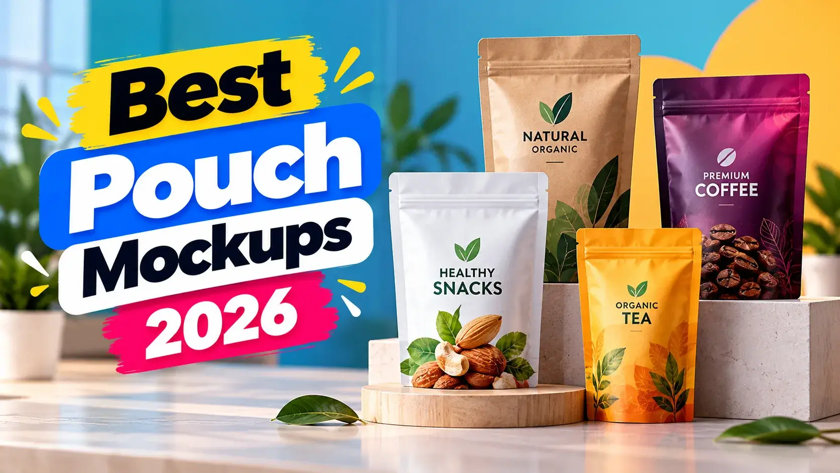 Best Pouch Mockups 2026: Free PSD Designs 2026