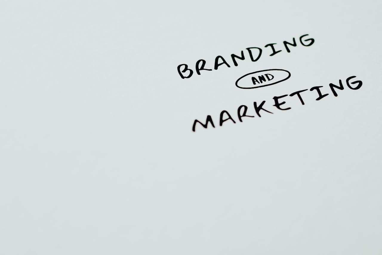 Crafting Captivating Headlines: Your awesome post title goes here A minimalist image featuring the words 'Branding' and 'Marketing' on a white background, ideal for digital marketing themes.