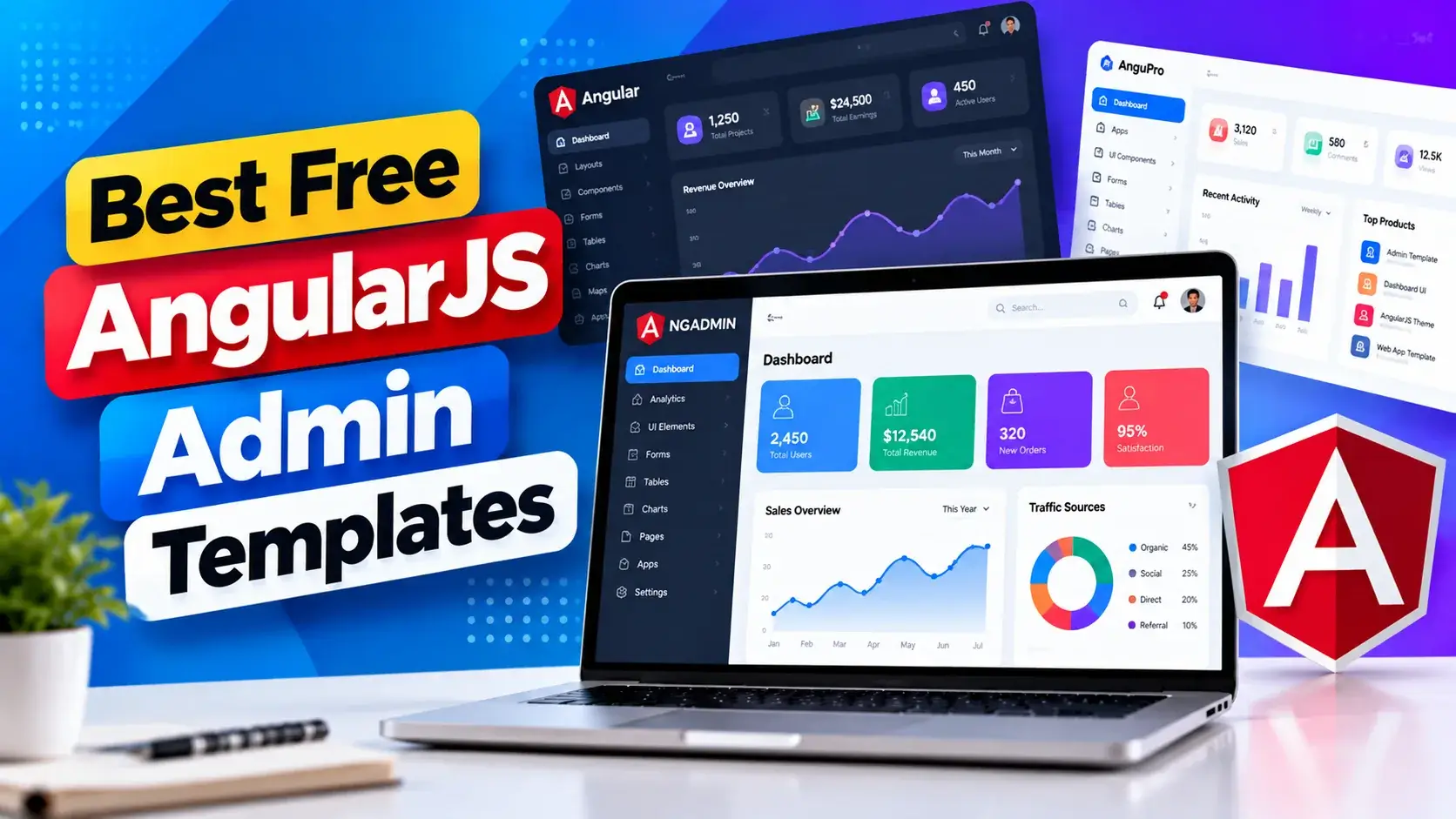 Best Free AngularJS Admin Templates in 2026
