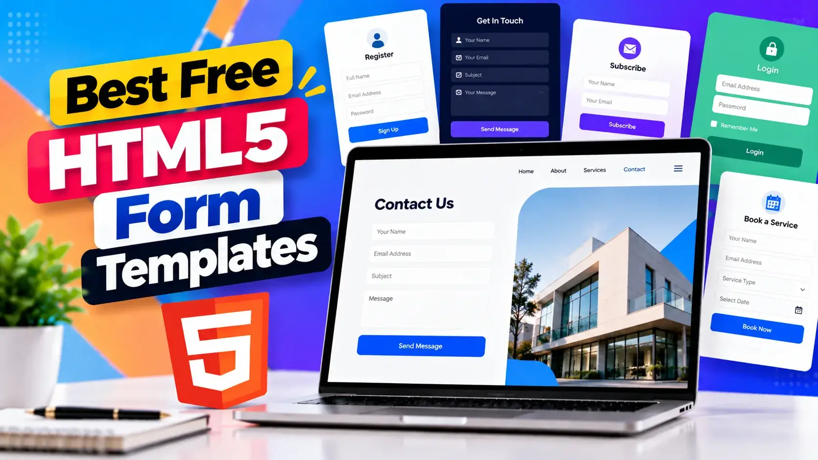 Best Free HTML5 Form Templates 2026
