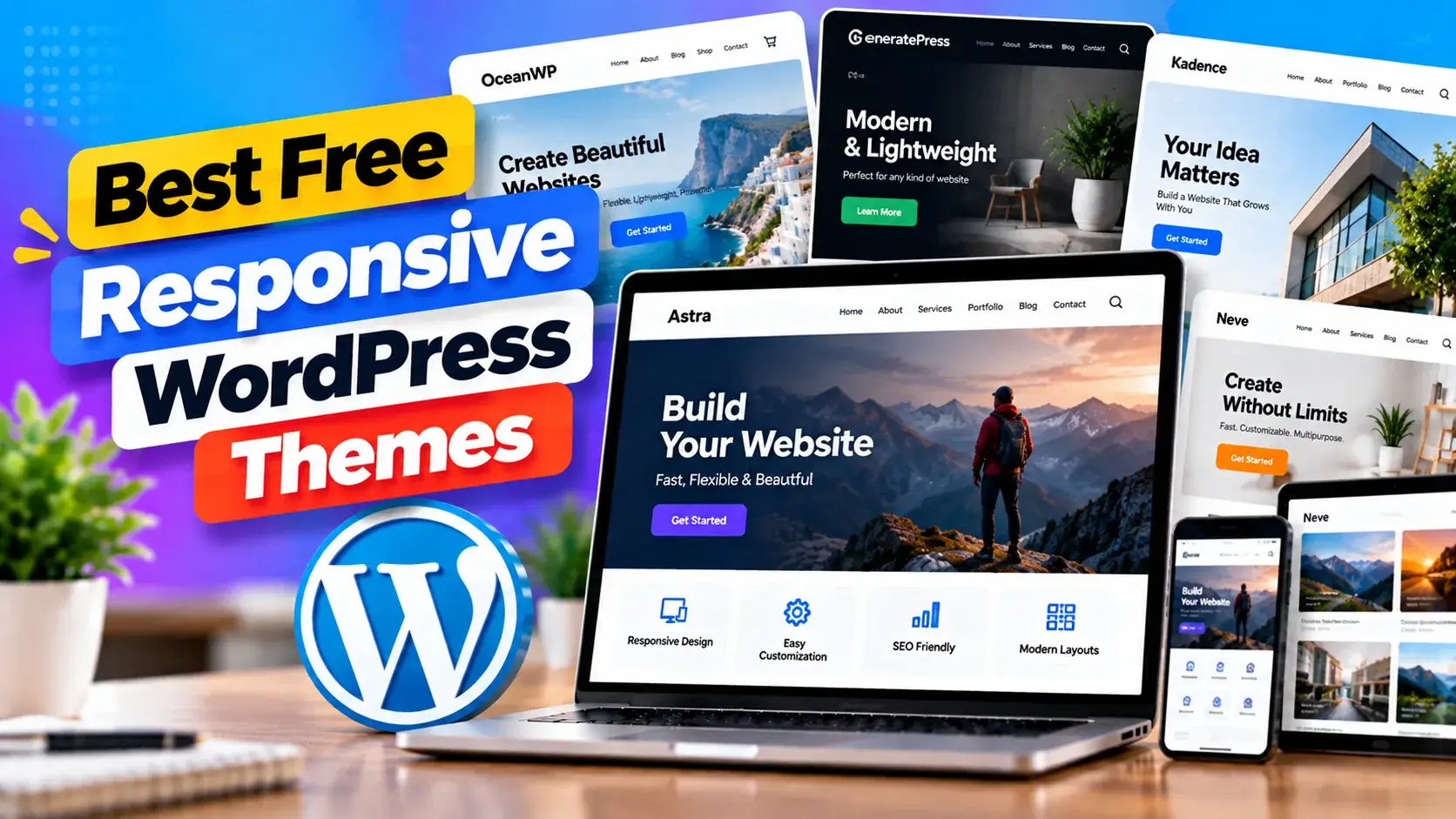 Best Free Responsive WordPress Themes 2026