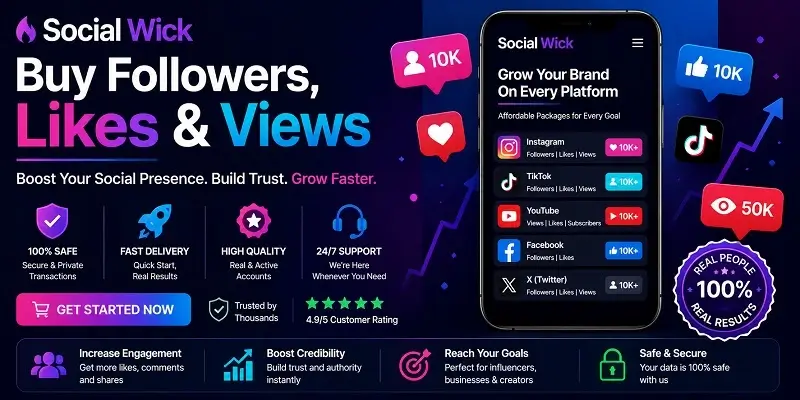 Social Wick - Buy Followers, Likes & Views Social Wick